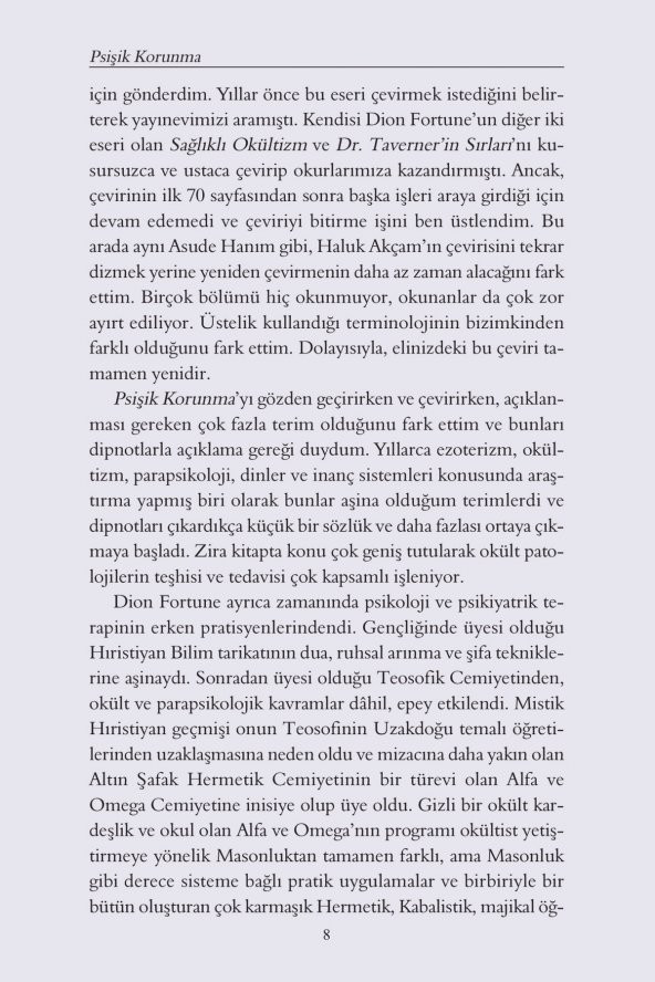 Psişik Korunma - 4