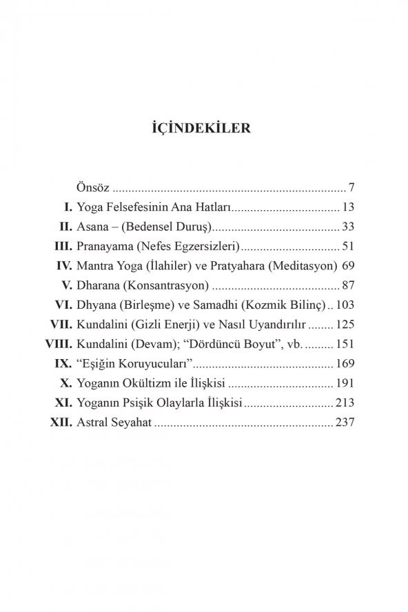 Yüksek Psişik Gelişim & Okültizm Ve Parapsikoloji Işığında Ileri Yoga Teknikleri - Resim 3