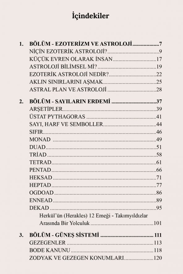 Ezoterik Astroloji (1. Cilt) & Sayılar ve Semboller - 3
