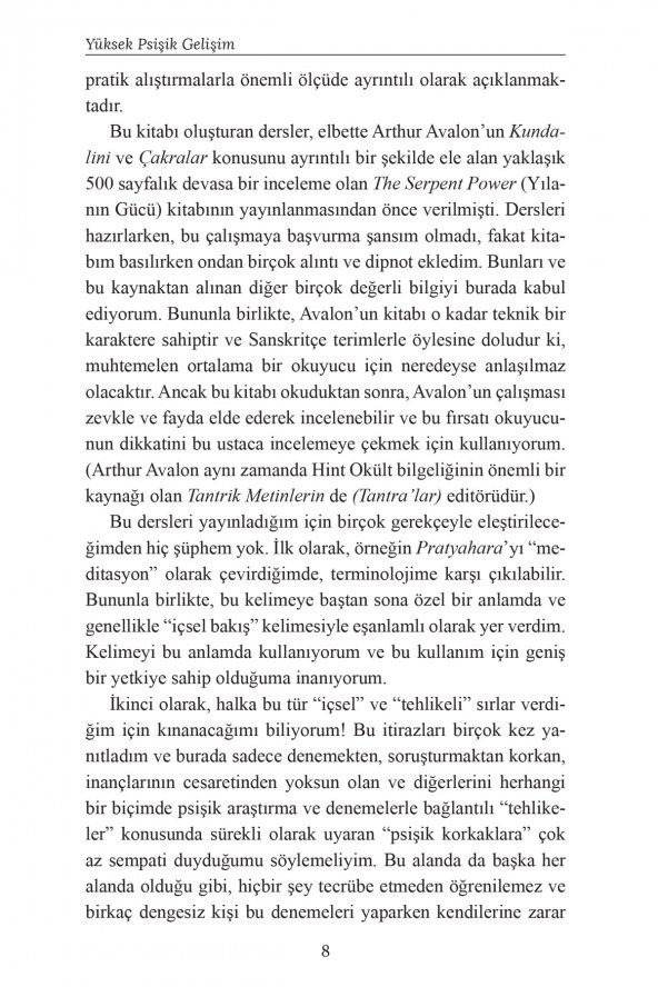 Yüksek Psişik Gelişim & Okültizm Ve Parapsikoloji Işığında Ileri Yoga Teknikleri - Resim 5