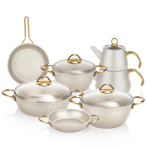 Schafer New Range Çeyiz Seti 11 Parça-Beyaz - 11