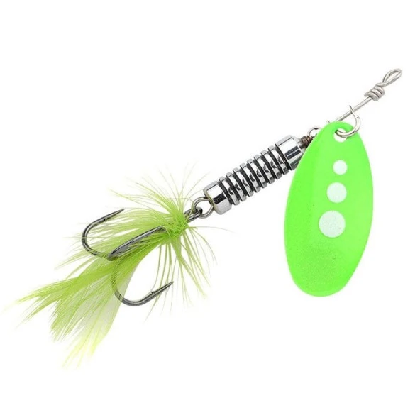 Spro Power Catcher No:2 3.5g Turna Alabalık Kaşığı UV Yeşil - 2