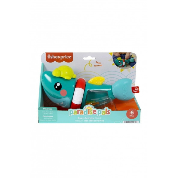 populeroyuncak HJP01 Fisher-Price Hareketli Köpekbalığı El -Göz Koordinasyonu Duyusal Gelişim