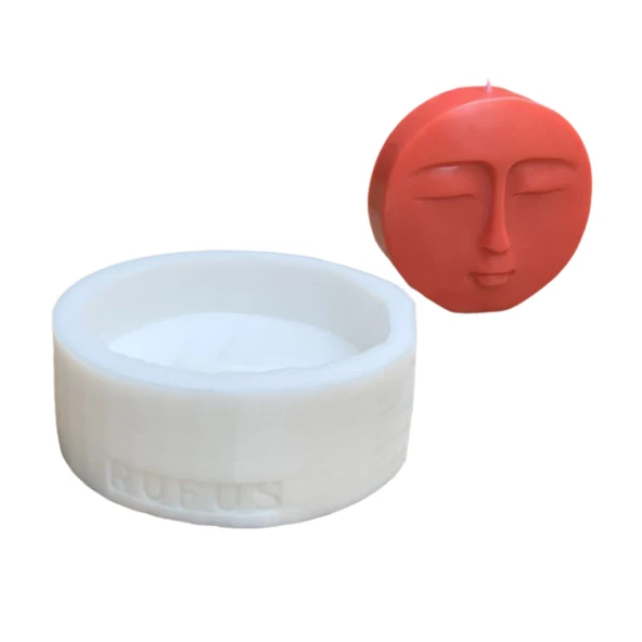 Yüz Mum Kalıbı ( Silikon ) 1 Adet - Resim 3