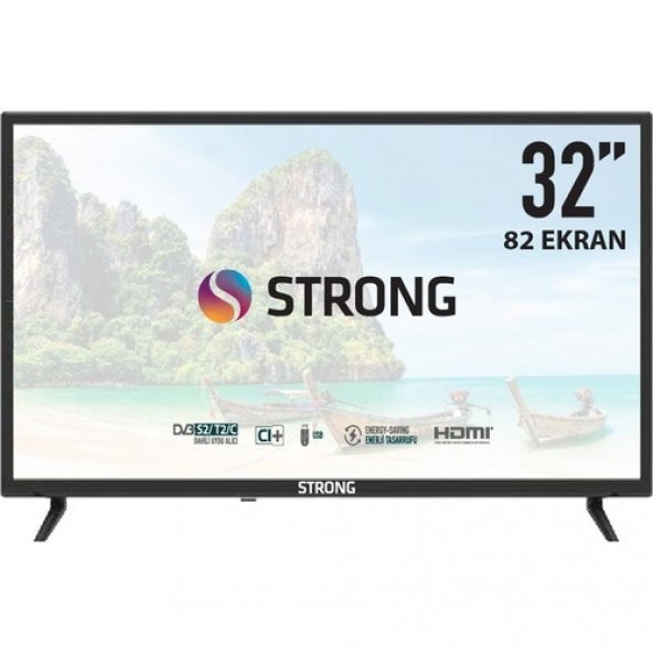 Strong MS32EC2000 HD 32" 82 Ekran Uydu Alıcılı LED TV