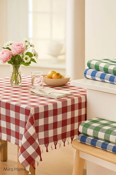 150x150 cm. Üçlü Orta Boy Sofra Bezi / Masa Örtüsü