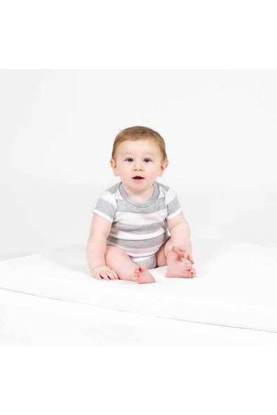 RevuBaby Pamuk Soft Oyun Parkı Yatağı Park Yatak Yatağı Pamuk Yatak Alezli 5 Cm 70x120 - 3