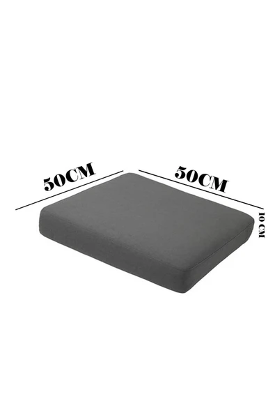 SAFEMAN Bahçe Minderi- Balkon Minderi Bank Minderi Uzun Koltuk Minderi 50x50x10 Cm - 2