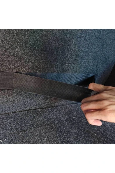 SAFEMAN Lastik Bagaj Düzenleyici Bagaj Çantası Bagaj Organizeri Bagaj Içi Yangın Tüpü Sabitleme 3 Adet - 3