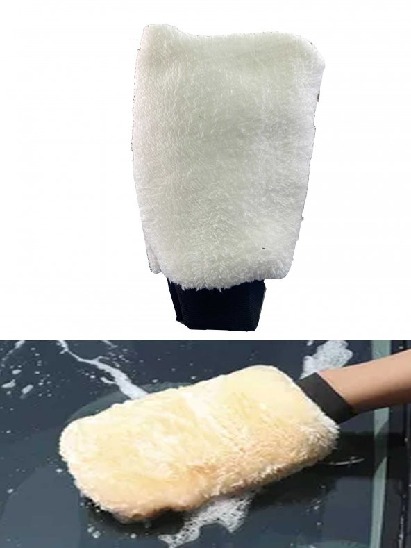 Oto & Ev Yıkama Ve Cila Eldiveni Velsoft Su Emen Kumaş - 3