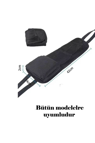 RevuBaby Araba Koltuğu Koltuk Yanı Organizer Telefon Tutucu Araç Içi Düzenleme Koltuk Kenarı Cebi 2 Adet - 2