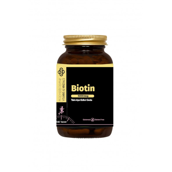 Biotin 5000 Mcg 100 Tablet