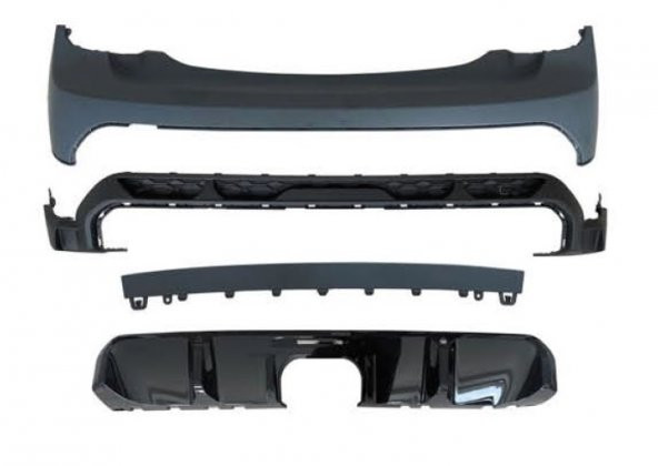 MINI COOPER F56-F57 2014-2020 İÇİN 2022 GÖRÜNÜM JCW ARKA TAMPON