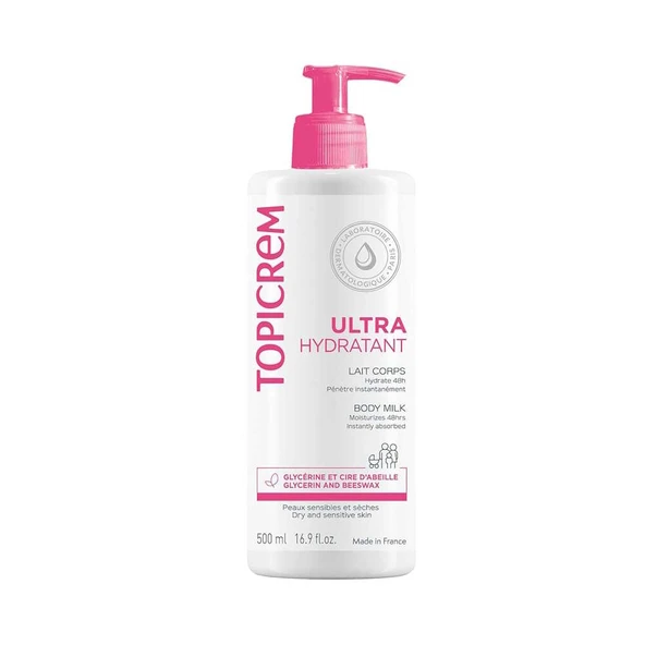 Topicrem Ultra Moisturizing Body Milk - Nemlendirici Vücut Sütü 500 ml