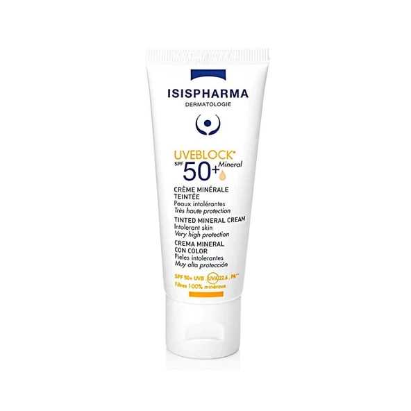 Isis Pharma Uveblock Mineral Renkli Güneş Koruyucu SPF50+ 40ml ürün görseli
