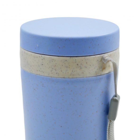 BottleBoss Naturel Seri Sızdırmaz Kapak Bardak Matara 300 Ml Mavi - 2