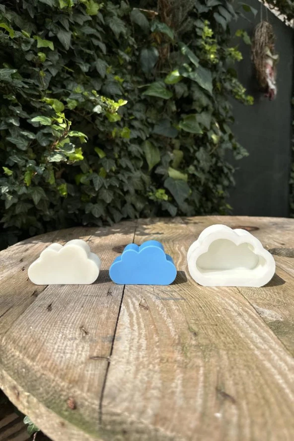 Bulut 2D Mum Kalıbı ( Silikon ) 1 Adet - Resim 4