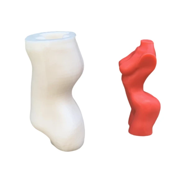 Kadın Vücut Mum Kalıbı ( Silikon ) 1 Adet - Resim 4