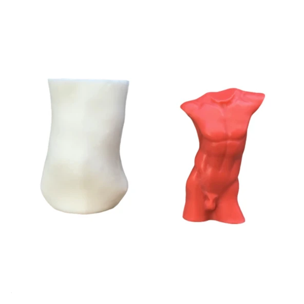 Erkek Vücut Mum Kalıbı ( Silikon ) 1 Adet - Resim 5