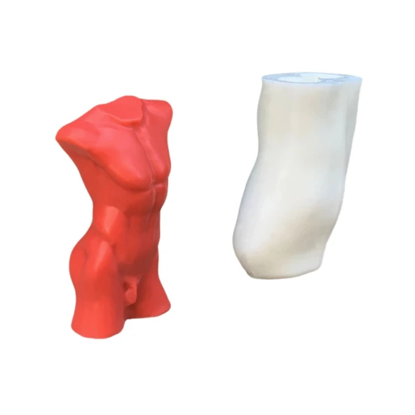 Erkek Vücut Mum Kalıbı ( Silikon ) 1 Adet - Resim 6