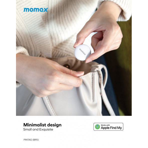 Momax PinTag Takip Cihazı - Beyaz - Resim 5
