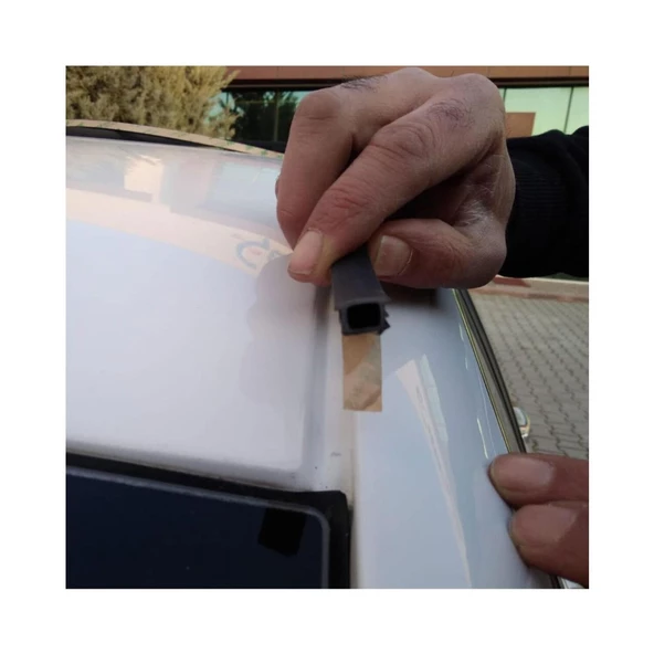 Contacall Araç Tavan Oluk Lastiği 3 Metre Siyah Kendinden Yapışkanlı Opel Insignia A Kasa 2009-2013 - 2