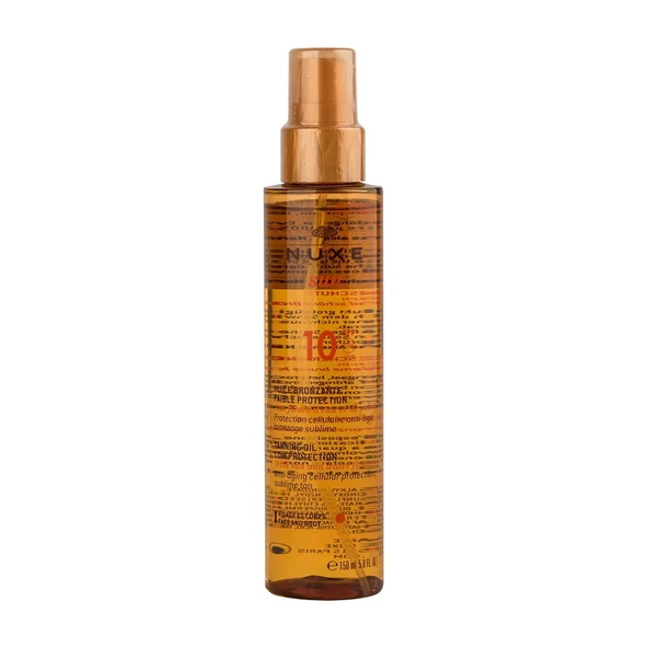 Nuxe Sun Huile Bronzante SPF10 150ml - Resim 1
