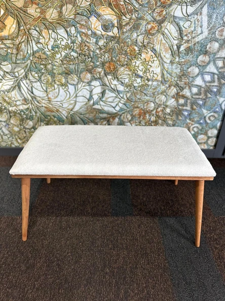 DTM HOME Bukle Tedy Krem Bench Puf - 5