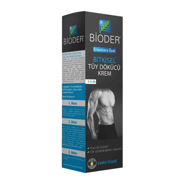 Bioder Tüy Dökücü Krem Erkekler İçin 100ml