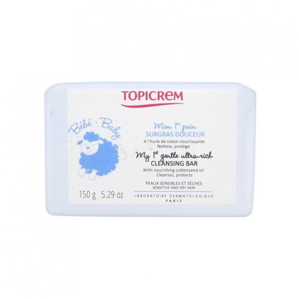 Topicrem My 1st Gentle Ultra Rich Cleansing Bar 150g
