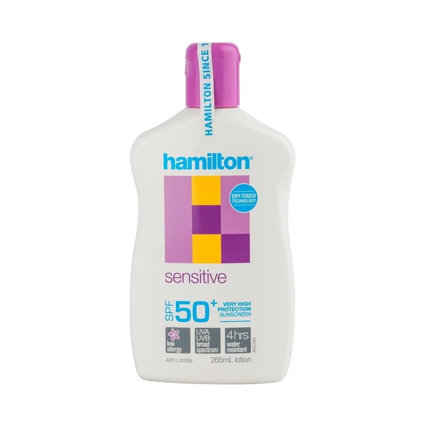 Hamilton Sensitive SPF50+ Lotion 265ml