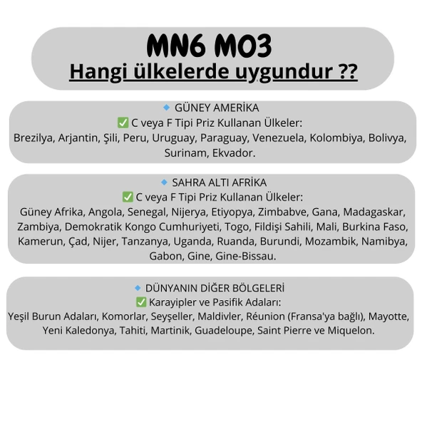 MN6 M03 Universal Priz Çevirici/2 Adet / Fiş Dönüştürücü-Amerikan Ingiliz Fiş Dönüştürücü - 8