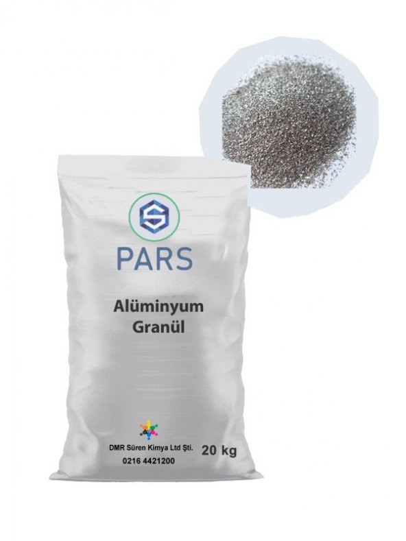 Pars Alüminyum Granül (800-1000 mikron)-20kg
