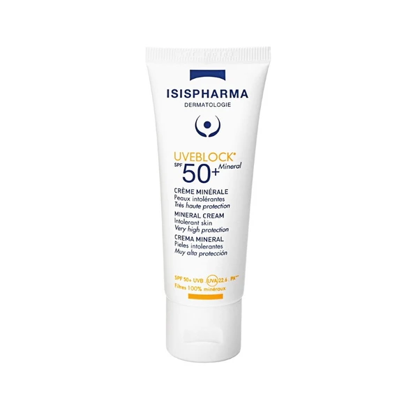 Isis Pharma Uveblock Mineral Güneş Koruyucu SPF50+ 50ml ürün görseli