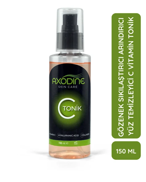 Axodine Canlandırıcı Nemlendirici Yüz Temizleyici C Vitamin Tonik 150 ml - 4
