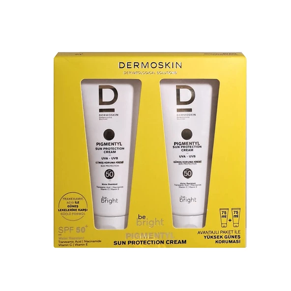 Dermoskin Be Bright Pigmently SPF50+ Cream 2x75ml Set ürün görseli