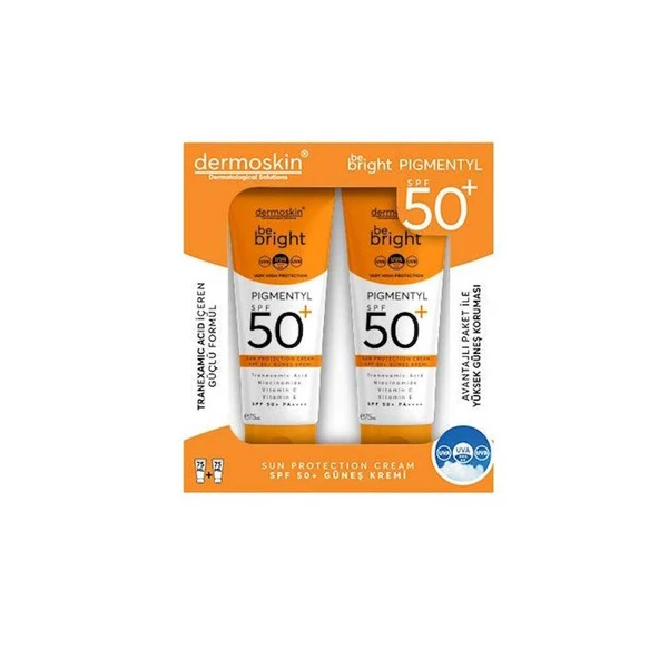 Dermoskin Be Bright Pigmently SPF50+ Cream 2x75ml Set