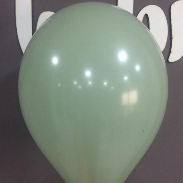 12" İç Mekan Dekorasyon Balonu Küf Yeşili - 100 Adet