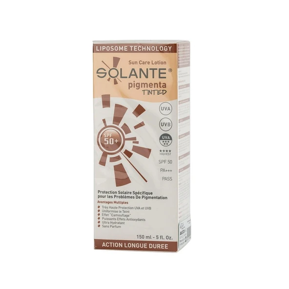Solante Pigmenta Tinted Sun Care Lotion SPF50+ 150ml ürün görseli