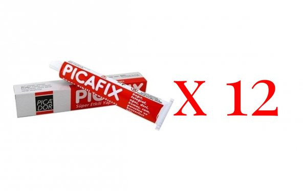 Picador Picafix Süper Etkili Yapıştırıcı 90 Gr 12 Adet