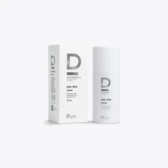 Dermoskin Be Bright AHA  BHA Cream 33ml