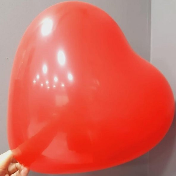 12" Kalp Balon Kırmızı - 100 Adet