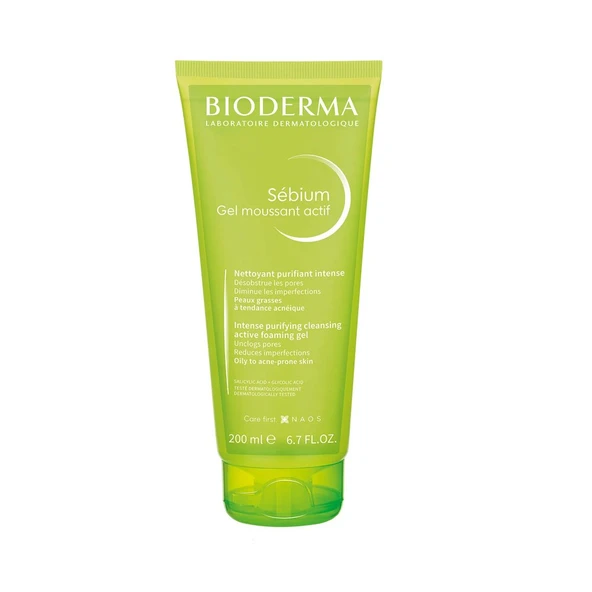 Bioderma Sebium Active Yoğun Arındırıcı Temizleme Jeli 200 ml ürün görseli