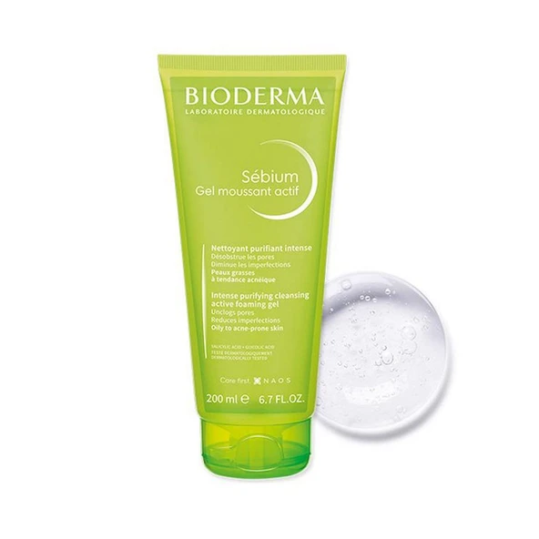 Bioderma Sebium Active Yoğun Arındırıcı Temizleme Jeli 200 ml - Resim 3