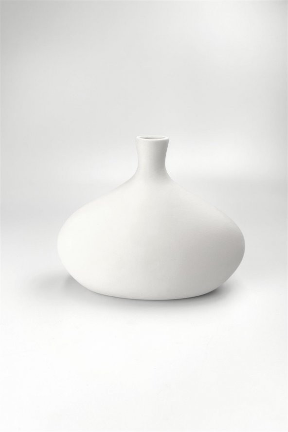 Livya Vazo Seramik Bisküvi (Ham Bisküvi Boyanabilir Obje) - Resim 2