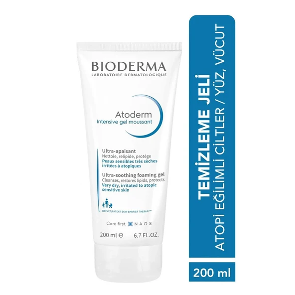 Bioderma Atoderm Intensive Foaming Gel Temizleyici Jel 200 ml - Resim 2