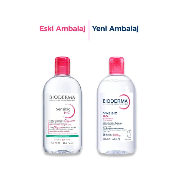 Bioderma Sensibio H2O Temizleme Suyu 500 ml İkiz Set - Resim 6