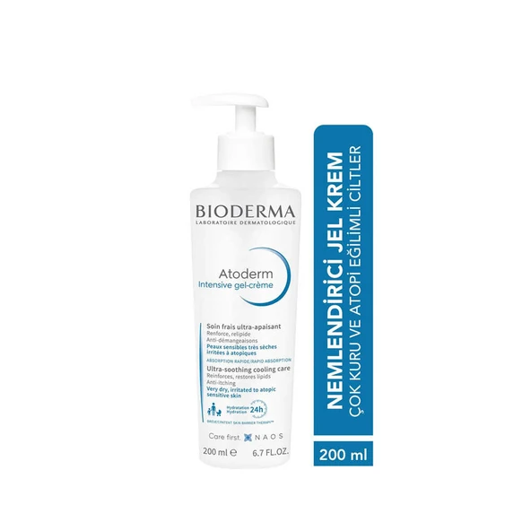 Bioderma Atoderm Intensive Gel Creme Nemlendirici Jel Krem 200 ml