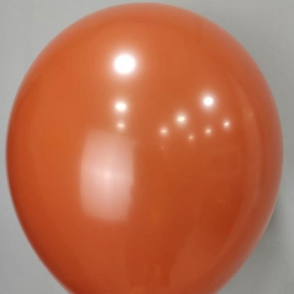 12" İç Mekan Dekorasyon Balonu Terracotta - 100 Adet