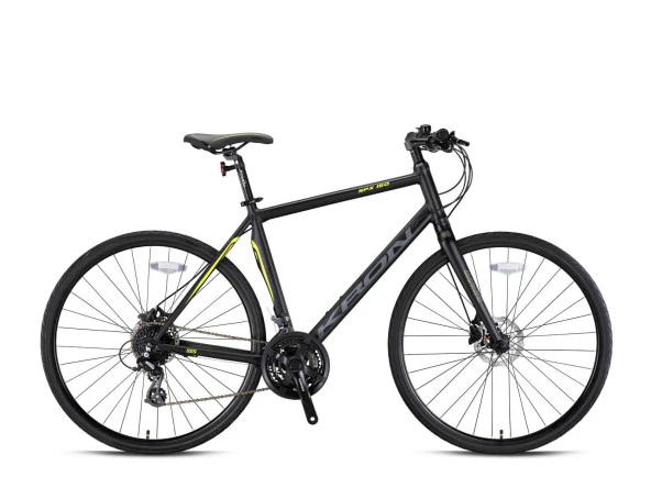 Kron Spx 150 - 28 Cıty - 22 - 24 Vites - Hidrolik Diks Firen - Mat Siyah-Neon Sarı/Füme